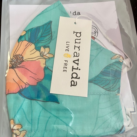 Vera Bradley Tropical Blue Mask - Picture 5 of 5